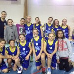 Equipe des Benjamines 1 après le match de barrage contre Plaisir